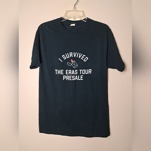 I SURVIVED THE ERAS TOUR PRESALE T-shirt Size Medium ~ 100% Cotton